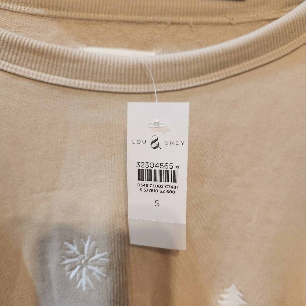 LOU & GREY Winter embroidered sweatshirt S - Picture 4 of 4